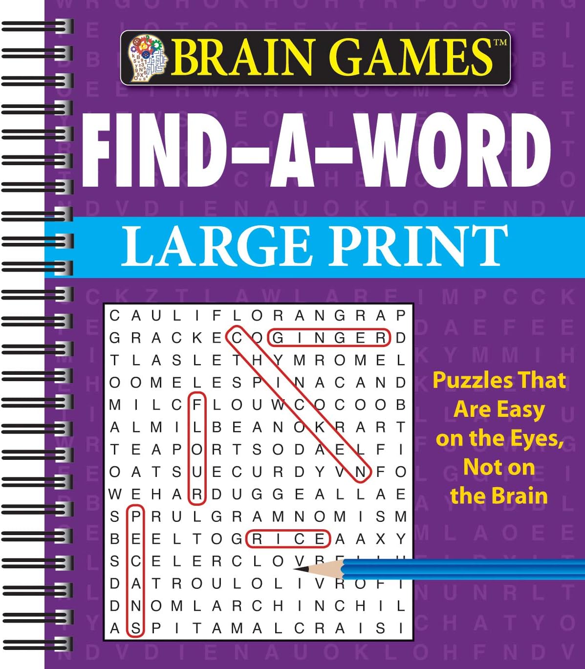 Brain Games - Find-a-Word (Large Print) (Brain Games Large Print)