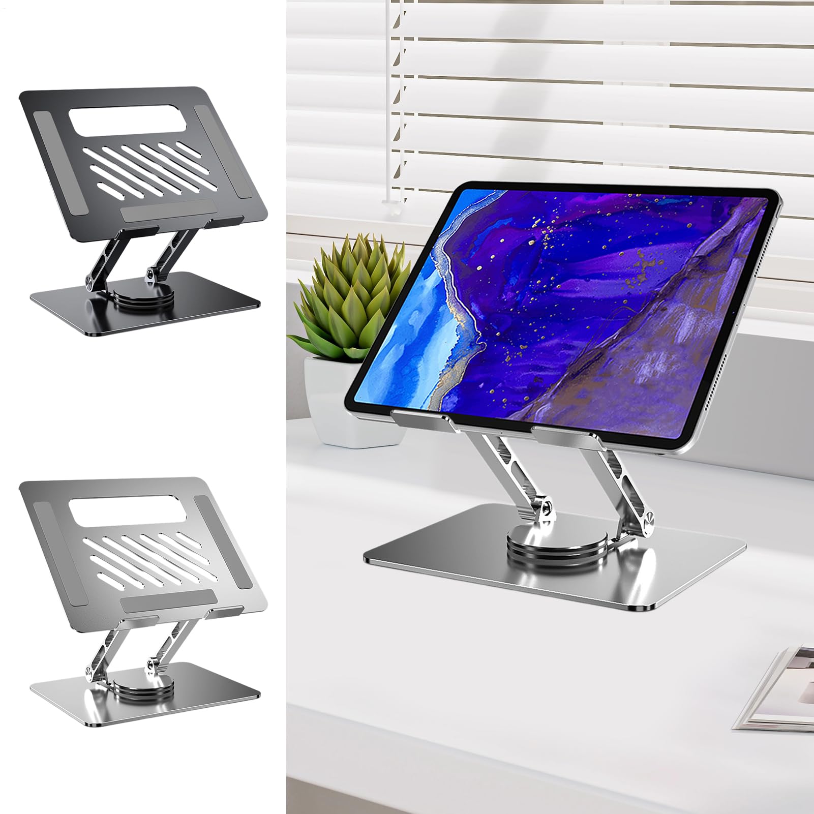 Soporte para Ordenador portátil de Escritorio para Escritorio con Base de