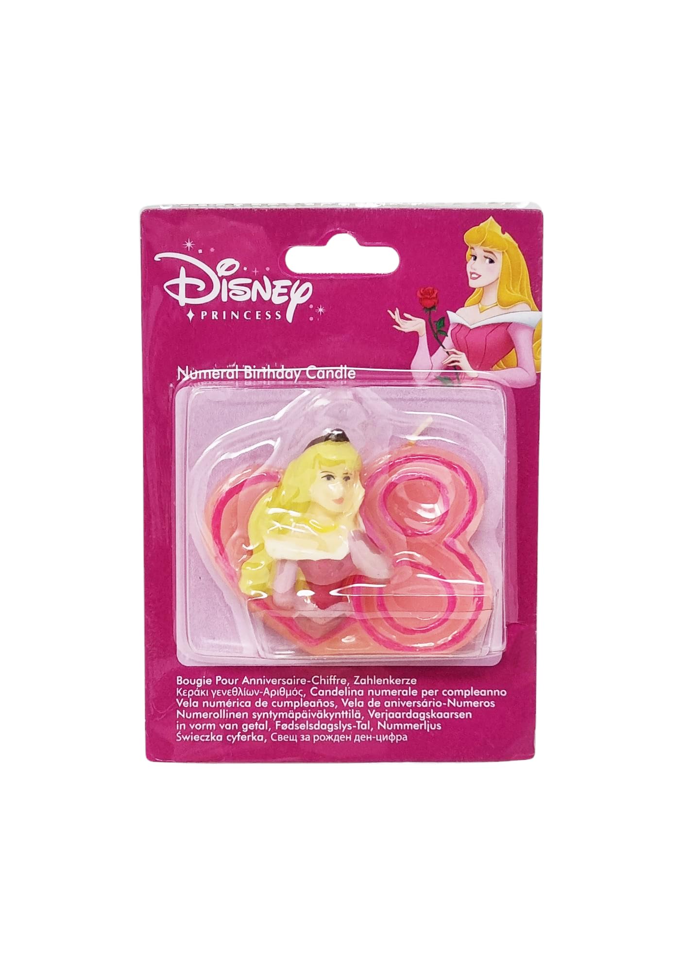 Vela Disney Princesas para cumpleaños (número 8)