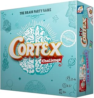Comprar Asmodee| Cortex Challenge | ¡Desafia a tu Cerebro con Este Divertivo Juego de Cartas! | A Partir de 8 Años | De 2 a 6 Jugadores | 15 Minutos por Partida | Multilenguaje (Incluye Español)