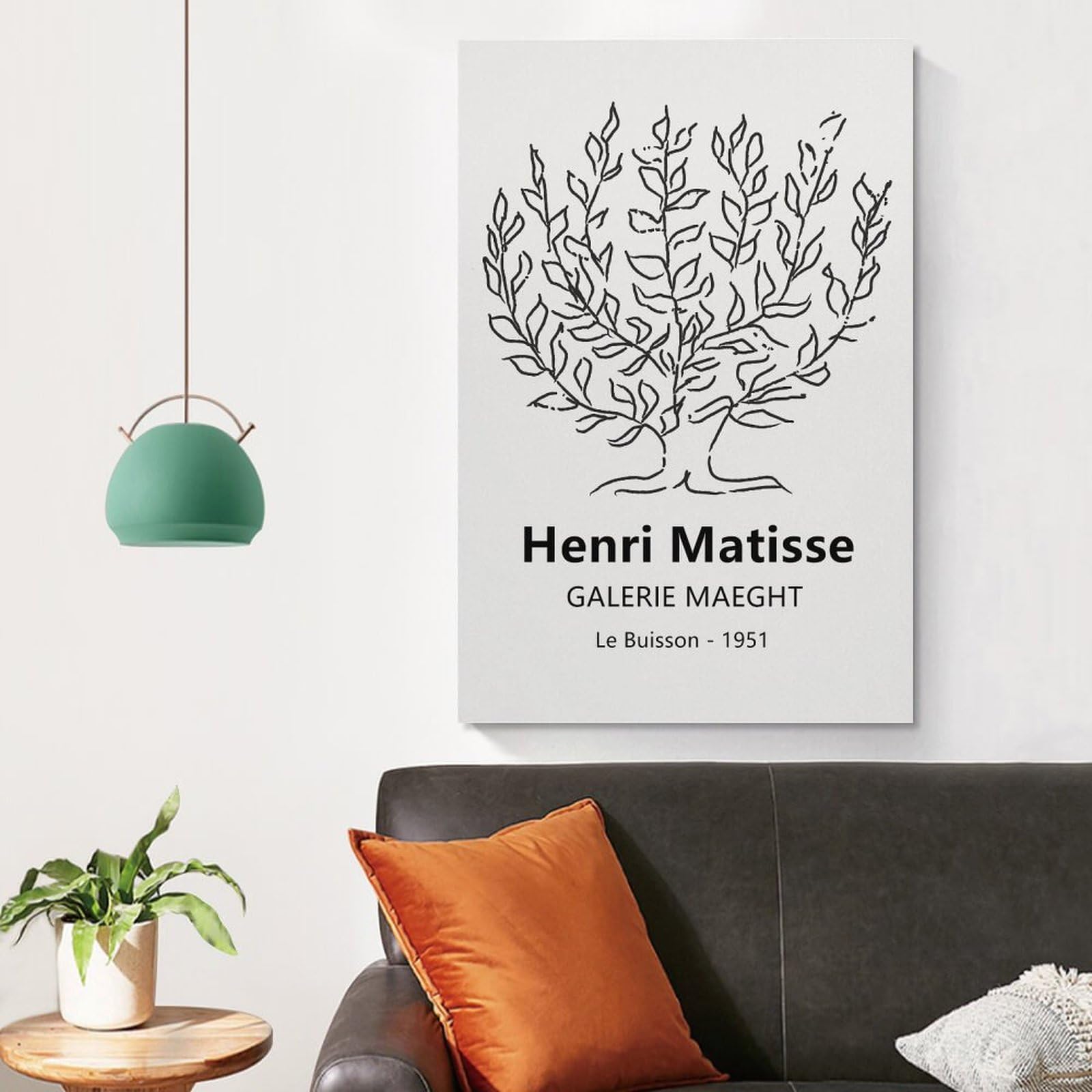 Amazon.co.jp: Henri Matisse アンリマティス 「低木」 ポスター 印刷