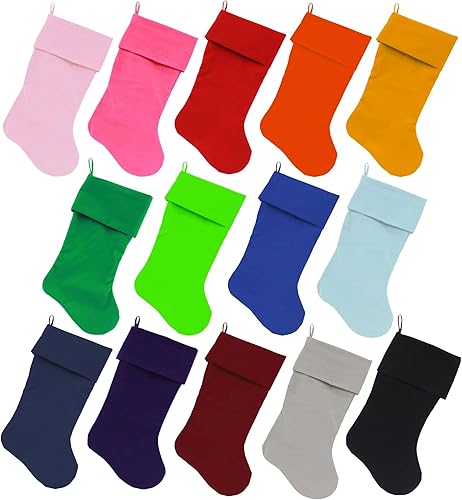 Mirage Pet Products Medias navideñas de terciopelo liso, talla 18, negro