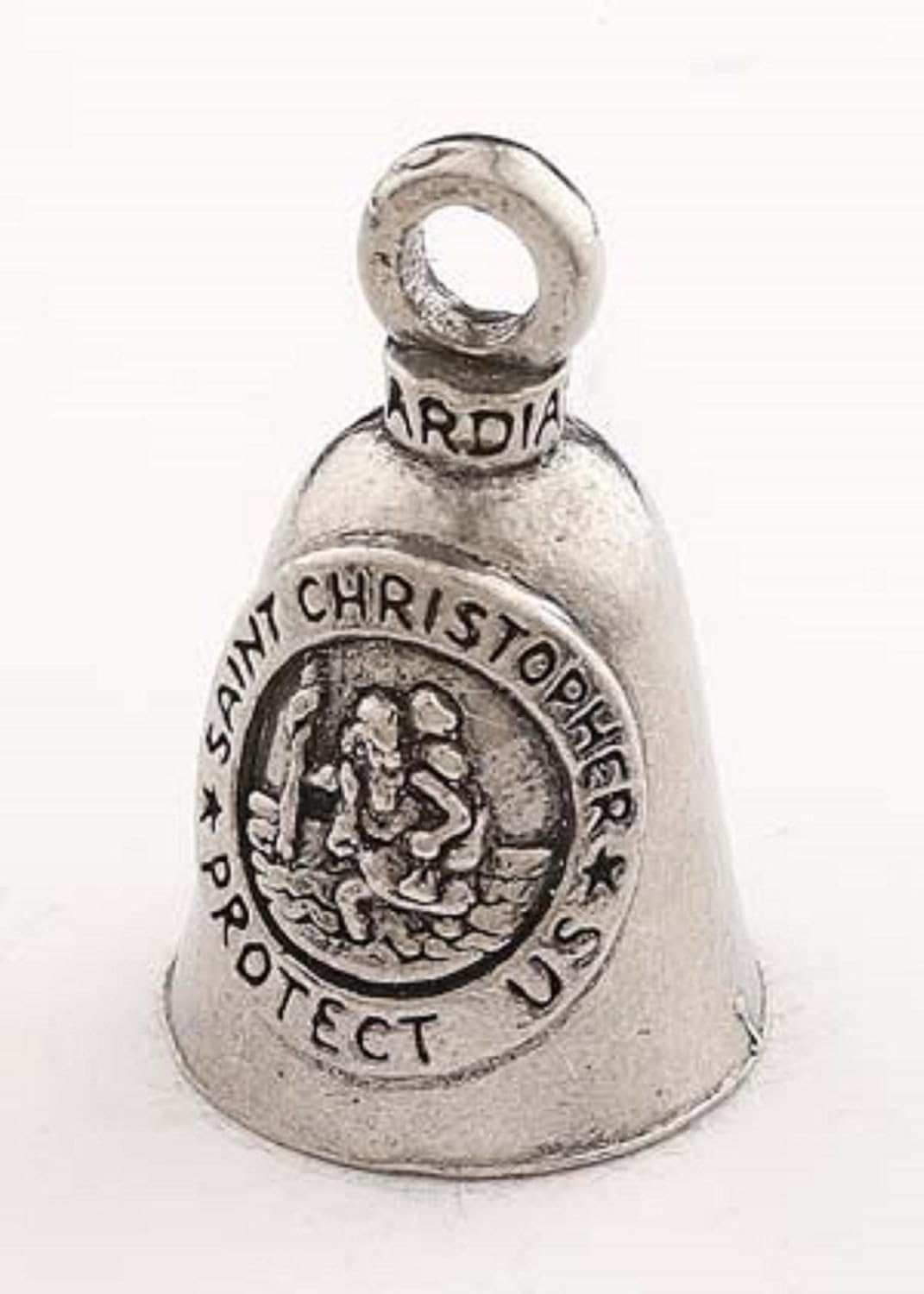 Guardian Bell ST. Christopher Complete Motorcycle KIT W/Hanger & Wristband