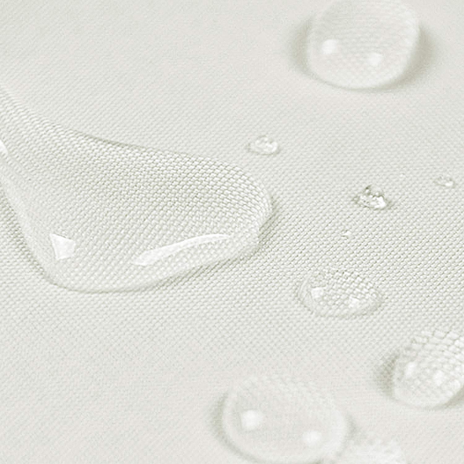 Furlinic Tende Doccia Anti-Muffa Tessuto in Poliestere, Grande Tende Doccia Impermeabile &Lavabile,Tenda Vasca da Bagno con 12 Ganci Tenda doccia Beige-180x210cm.