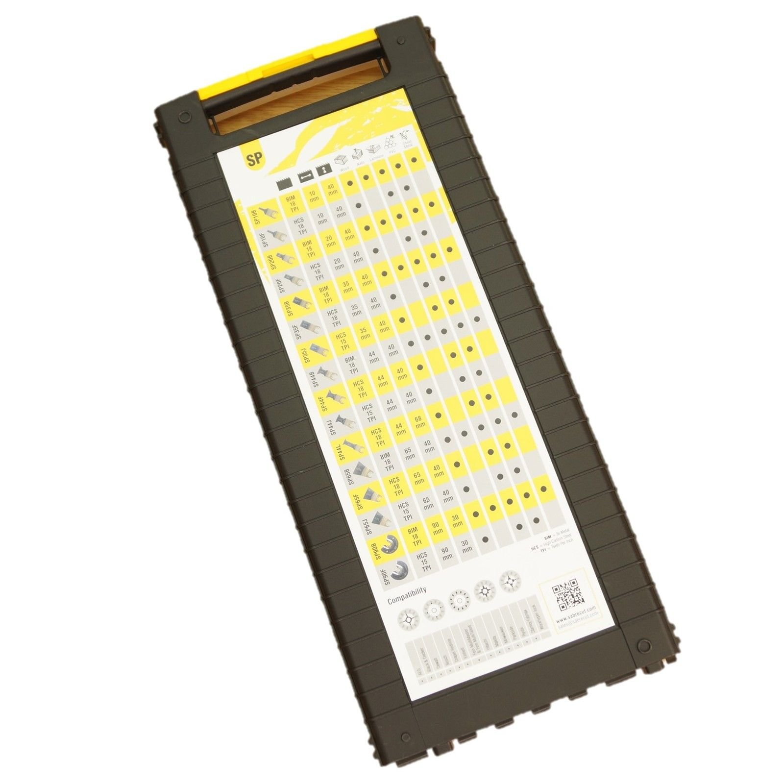 SabreCut 15pcs BB_SPK14 Attacco rapido Lame multiutensile Durevole | Compatibile con DeWalt Stanley BLACK+DECKER Bosch Fein (Non-StarLock) Makita Milwaukee Parkside Ryobi Worx Workzone