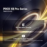 POCO X8 Pro, Smartphone 12+512 GB, Flagship Dimensity 8500-Ultra, 6500mAh (typ) battery, ultra-bright AMOLED display, 50MP Sony IMX882 with OIS, Black, 1 year extra warranty, Charger Not Included - 4