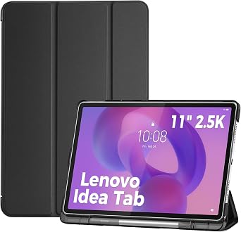 ProCase for Lenovo Idea Tab 11" 2025/Motorola Moto Pad 2026 with Pen Holder | Lenovo Idea Tab 11 Inch TB-336ZU/TB-336FU Slim Folio Case Stand Tri-Fold Hard Tablet Cover Protective Translucent Back Case