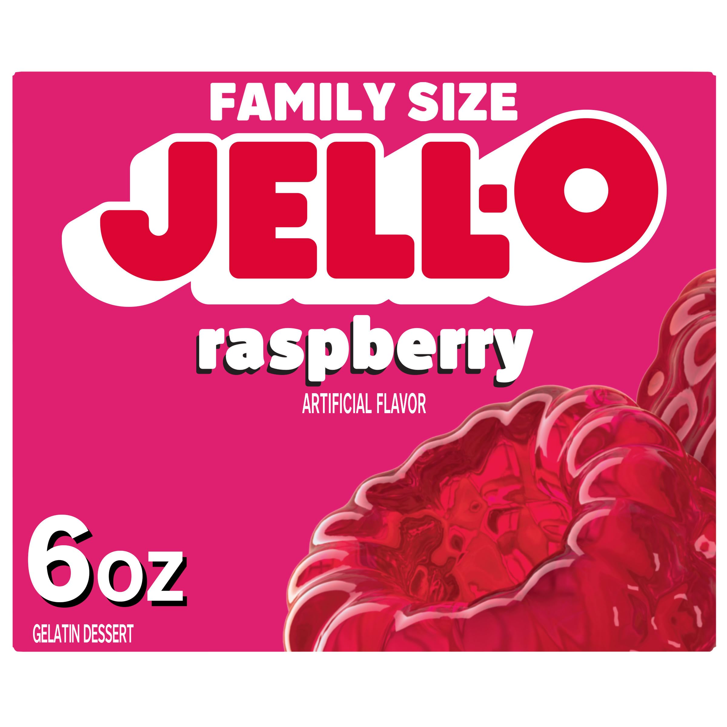 Raspberry Gelatin Mix (6 oz Box)