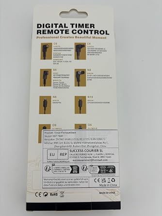 RGBS LCD Timer Shutter Release Time Lapse Intervalometer Remote Control for Canon EOS 1300D 1200D 1100D 1000D 650D 600D 550D 500D 450D 400D 350D 300D 100D 60D 70D Digital DSLR Camera