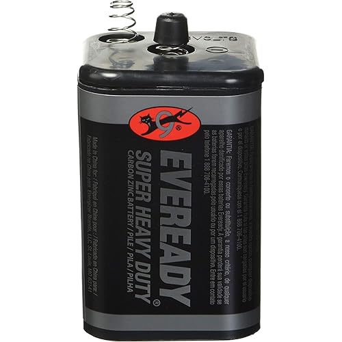 Eveready 6V Battery, Super Heavy Duty 6 Volt Battery, 1 Count
