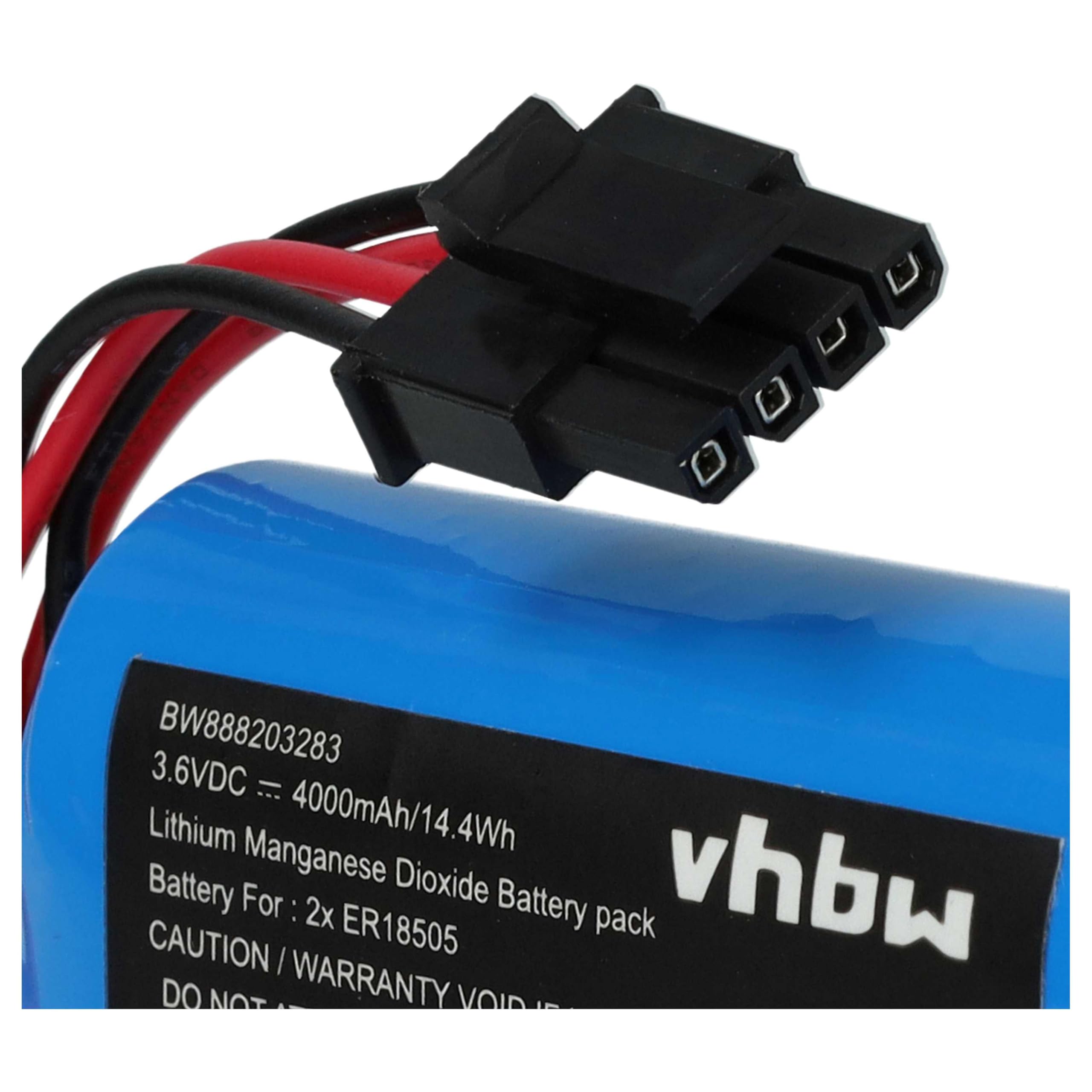 vhbw 5X Pile Remplacement pour Visonic 103-304742-2, 2XER18505M