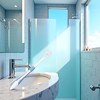 Vista 5 de Jowxsx Cepillos de dientes azules de 3 caras Cepillos de dientes manuales para adultos Cepillo de dientes de cerdas suaves para cepillos de dientes