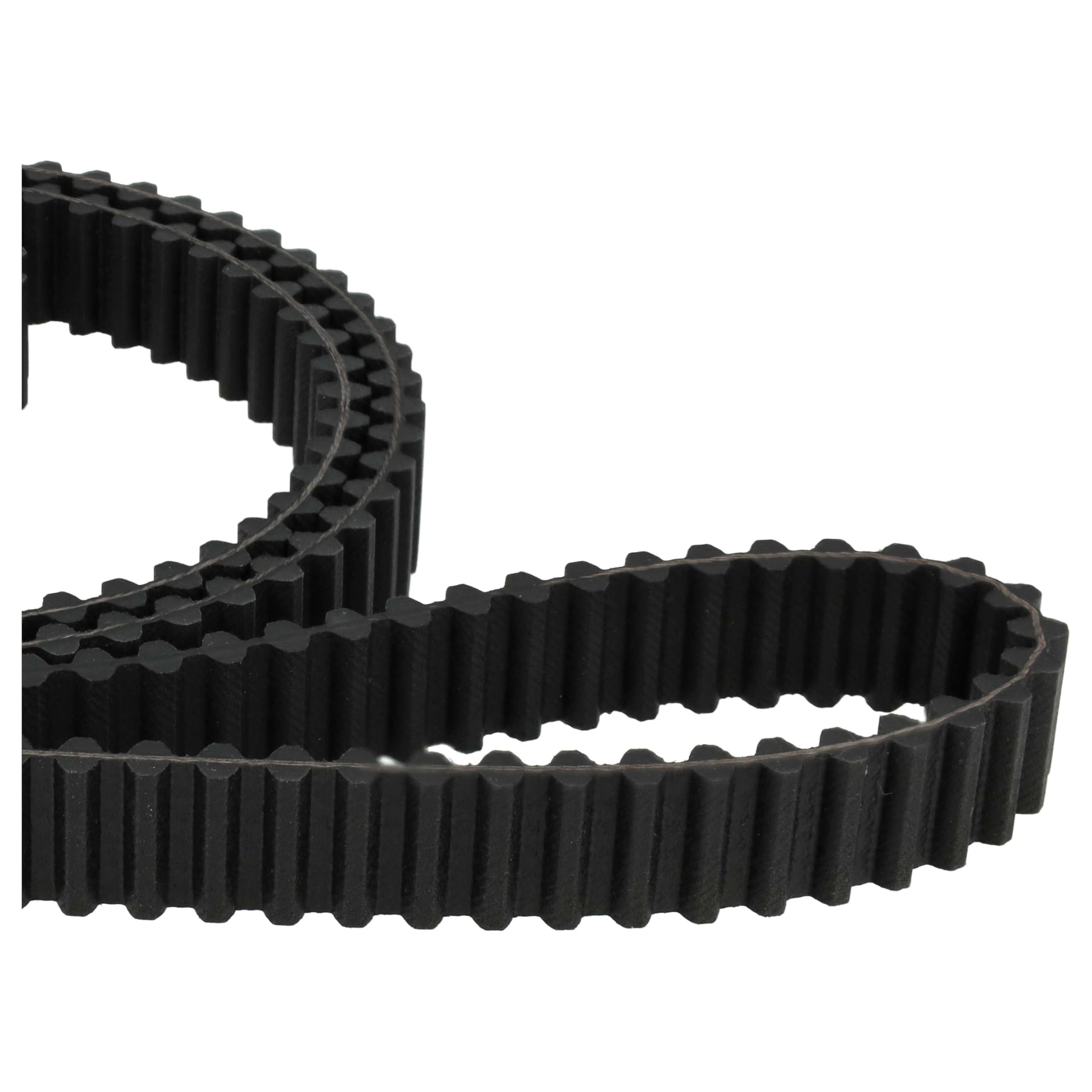vhbw Cinghia trapezoidale compatibile con Castelgarden TC 102 hydro, 102 tosaerba - cinghia dentata doppia