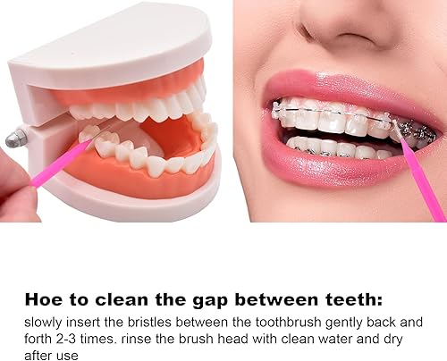 120Pcs Soft Interdental Brushes - Dental Floss Pick Refills