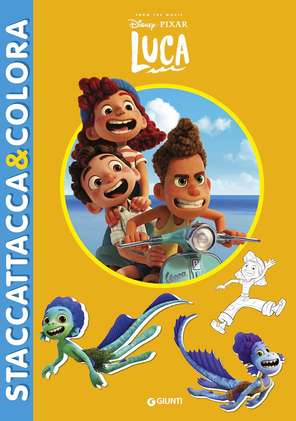 Luca Staccattacca & colora con adesivi ediz. a colori