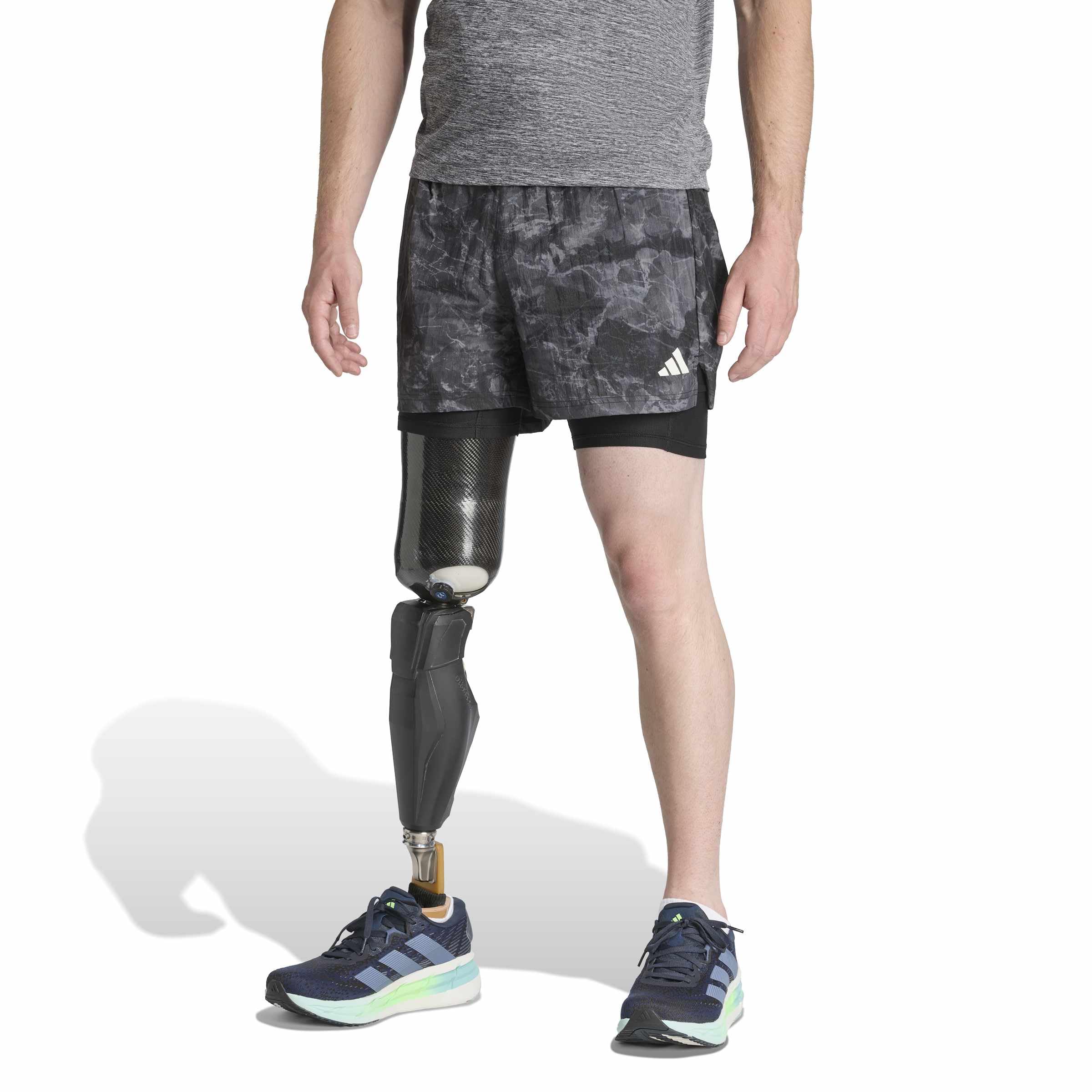 adidas Men's Own The Run Spray Dye 2-In-1 Shorts