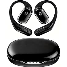 Open Ear Headphones, Over Ear Earbuds with Ear Hooks for Workouts