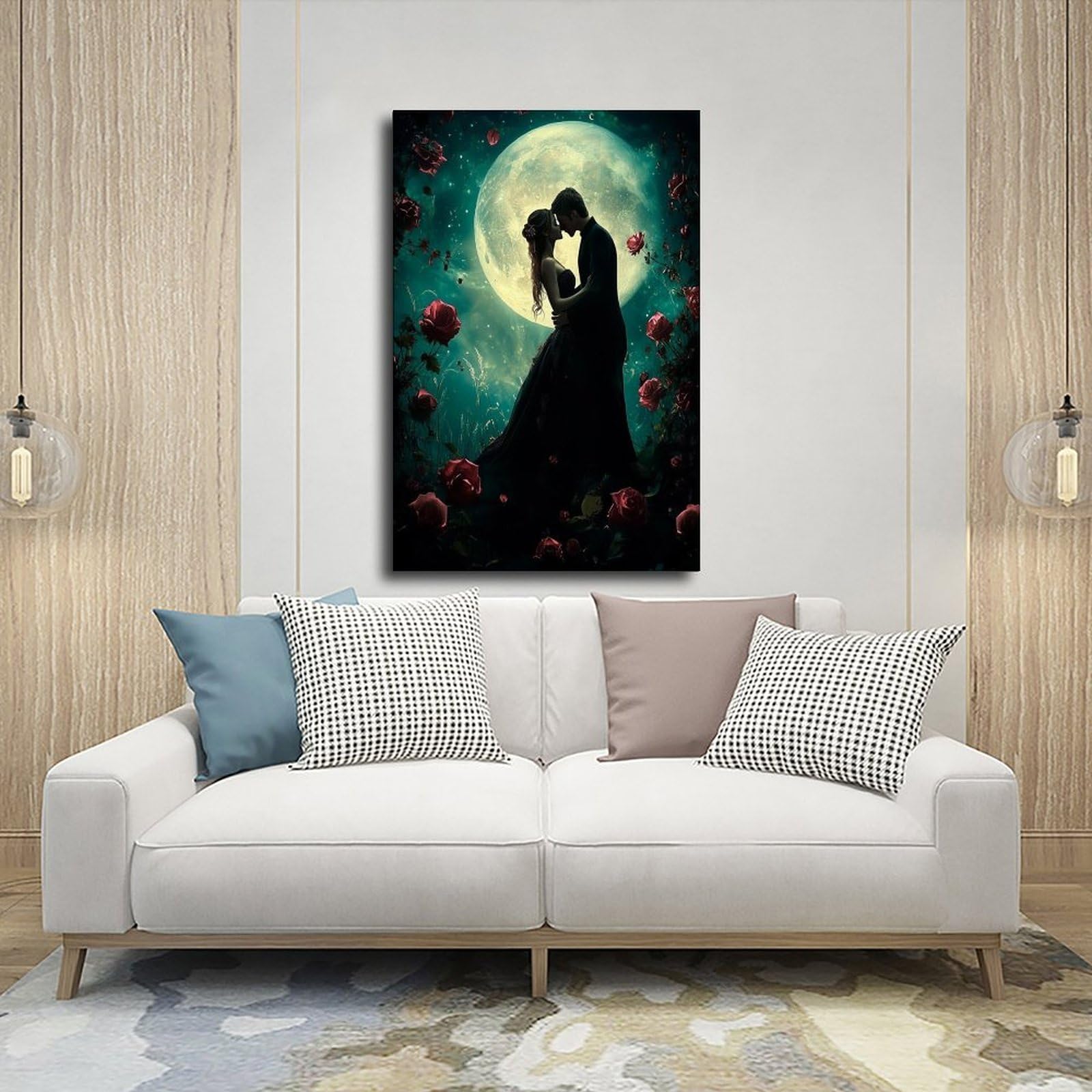 MGHDGD Dark Romance Art, Dark Academia Poster, Leinwandposter, Wandkunst, Dekordruck, Bild Gemälde für Wohnzimmer, Schlafzimmer, Dekoration, 50 x 75 cm