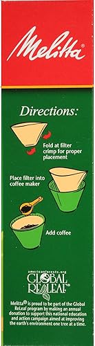 Miniatura 5 de Melitta 4 filtros de café marrón natural paquete de 2 100 filtros