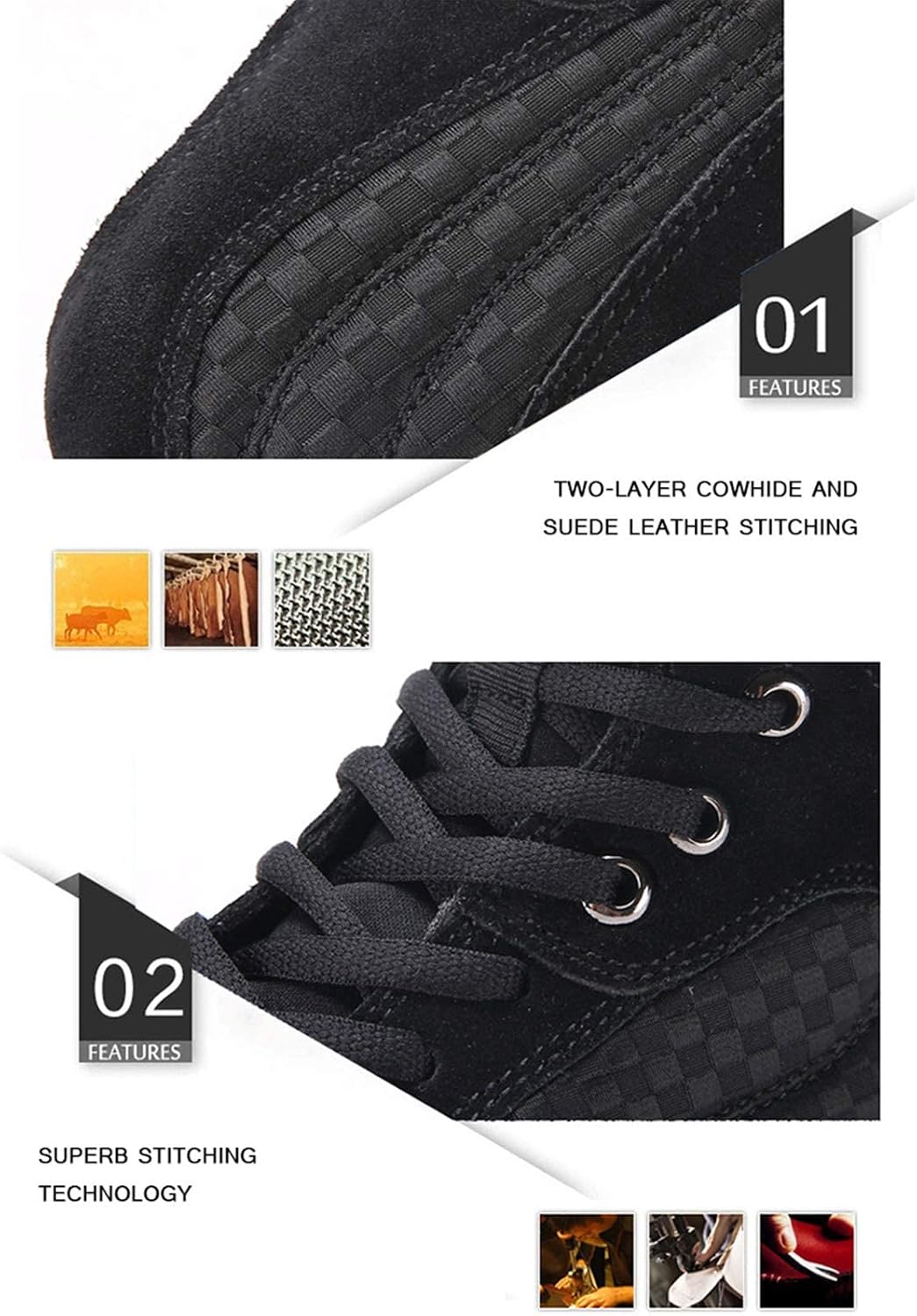 Mens Boxing Shoes Fashion Wrestling Trainers Lightweight Kickboxing Shoes Casual Breathable Gym Fitness Sport Sneakers
