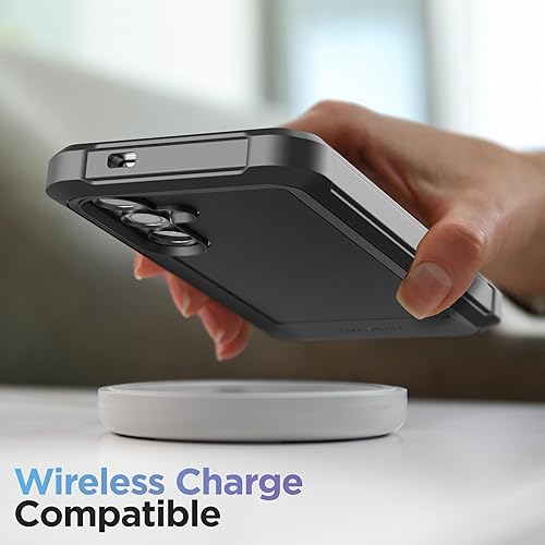 Miniatura 5 de Encased Funda resistente para cinturón diseñada para Samsung Galaxy S24 Plus con clip de funda y protector de pantalla de vidrio templado, funda