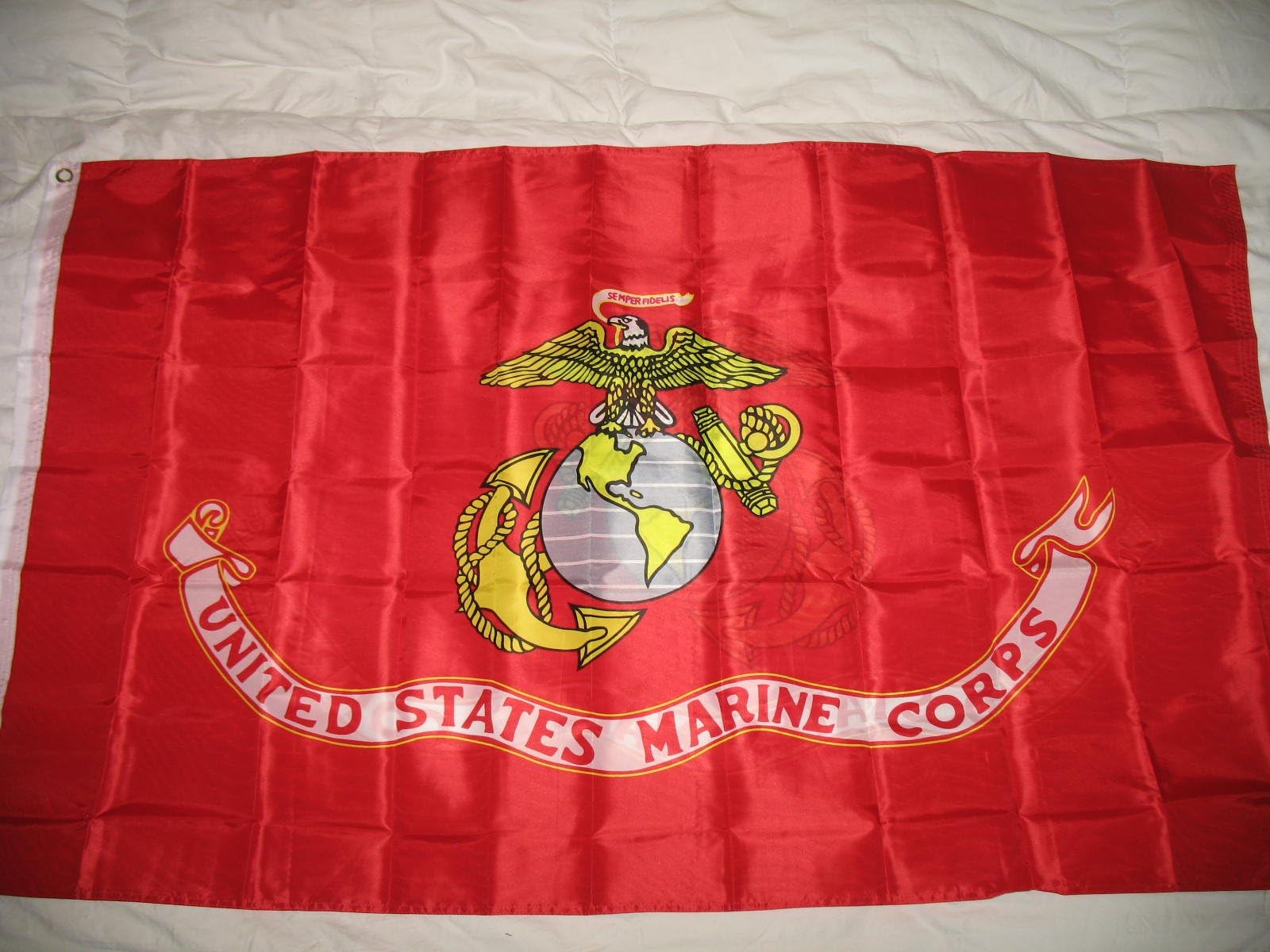 3x5' United States US Marine FLAG HEAVY 2-ply 2-sides USA
