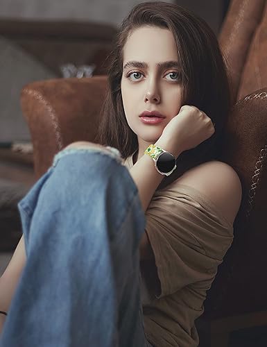 Vista 74 de Correas de reloj navideñas compatibles con Samsung Galaxy Watch de 1.575 pulgadas, 1.732 pulgadas, 0.787 pulgadas, correa de silicona de repuesto