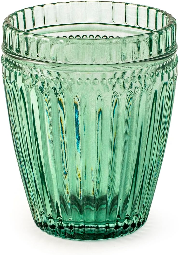 H&H Set of 6 Daisy Glasses Assorted Colours CC270