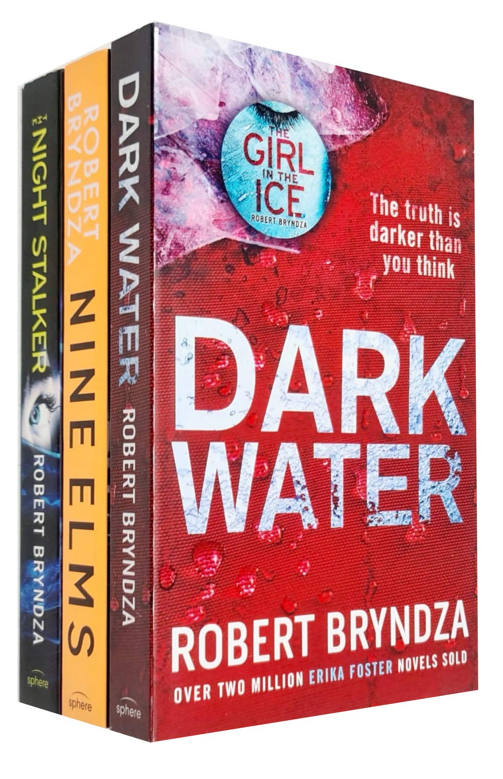 Detective Erika Foster Series 3 Books Collection Set By Robert Bryndza (Dark Water, Nine Elms, The Night Stalker)