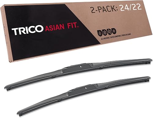 TRICO Solutions™ Asian Fit 24 Inch & 22 Inch Pack of 2 High Performance Automoti