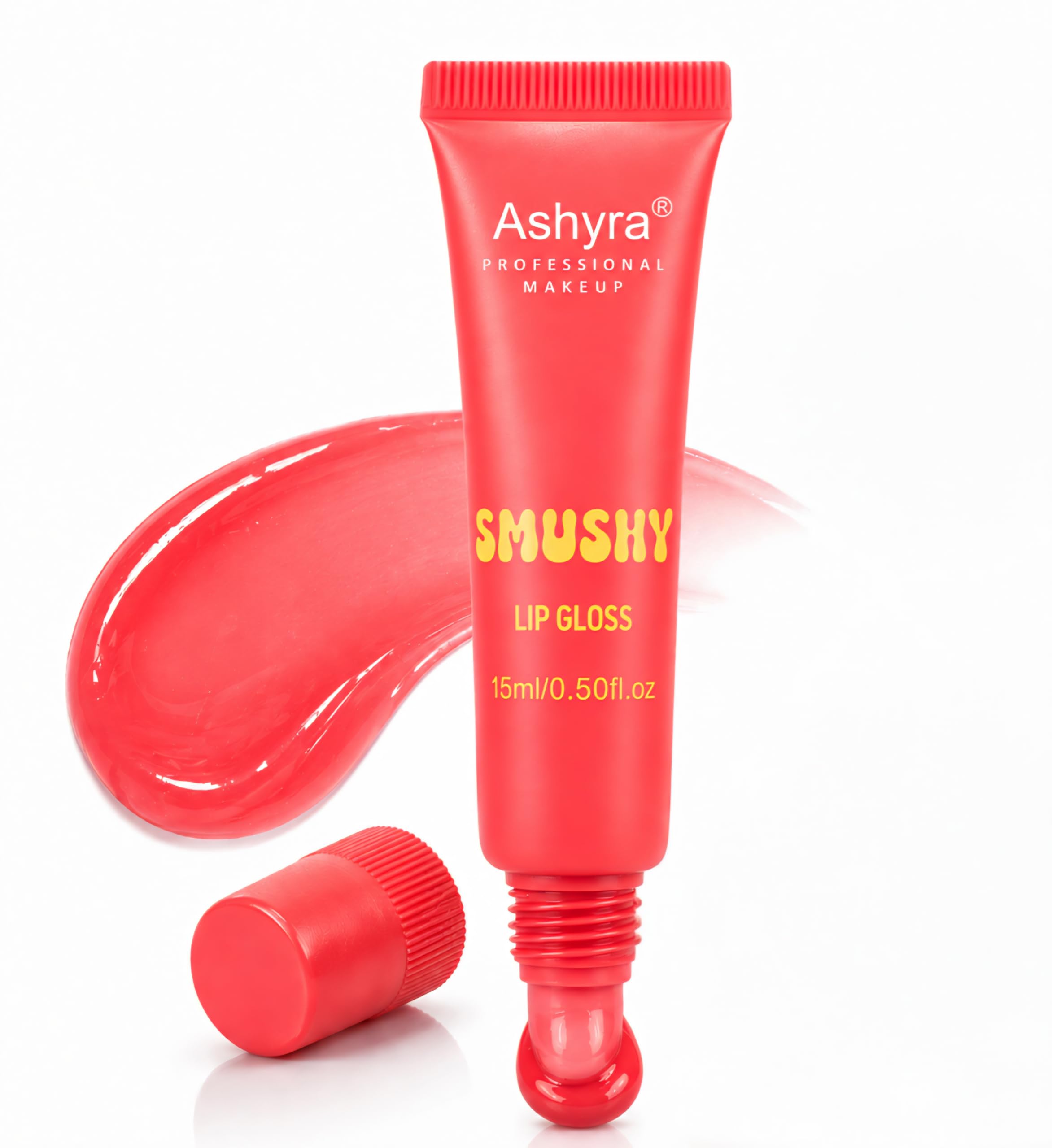Hydrating Lip Gloss for Women & Girls | Watermelon Red | 15 ml-image-11
