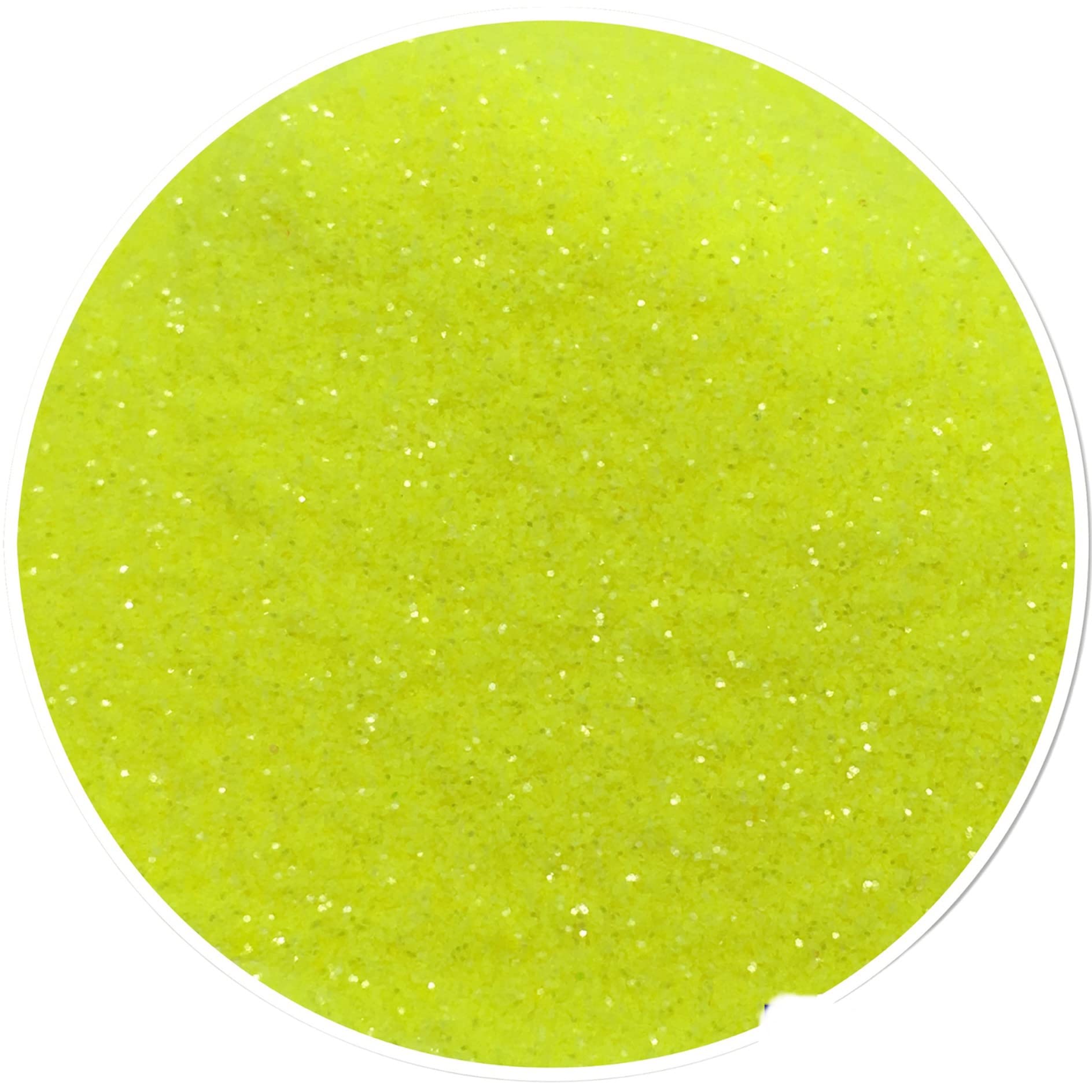 Lemon Pastel Yellow Iridescent Glitter Powder Dust Fairy Arts Crafts Wine Glass Florist Nails Body 100g Bag