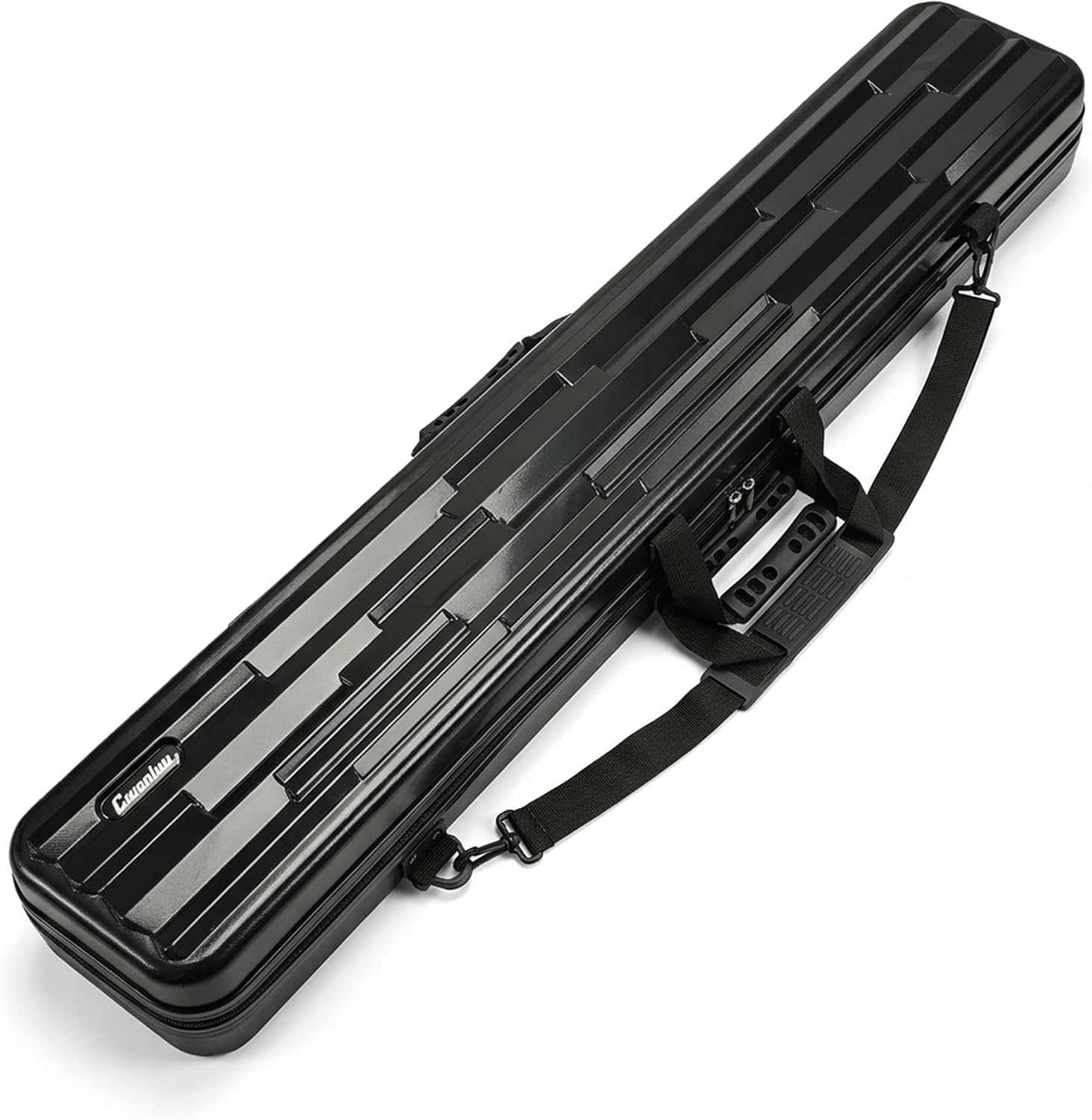 Hard Shell Fishing Rod Case, 50" Protective Rod Tube (4-in-1 Set) for 7ft 2-Piece Rods, Crushproof & Water-Resistant Travel Carrier, Heavy-Duty Storage for Bass, Fly & Saltwater Fishing