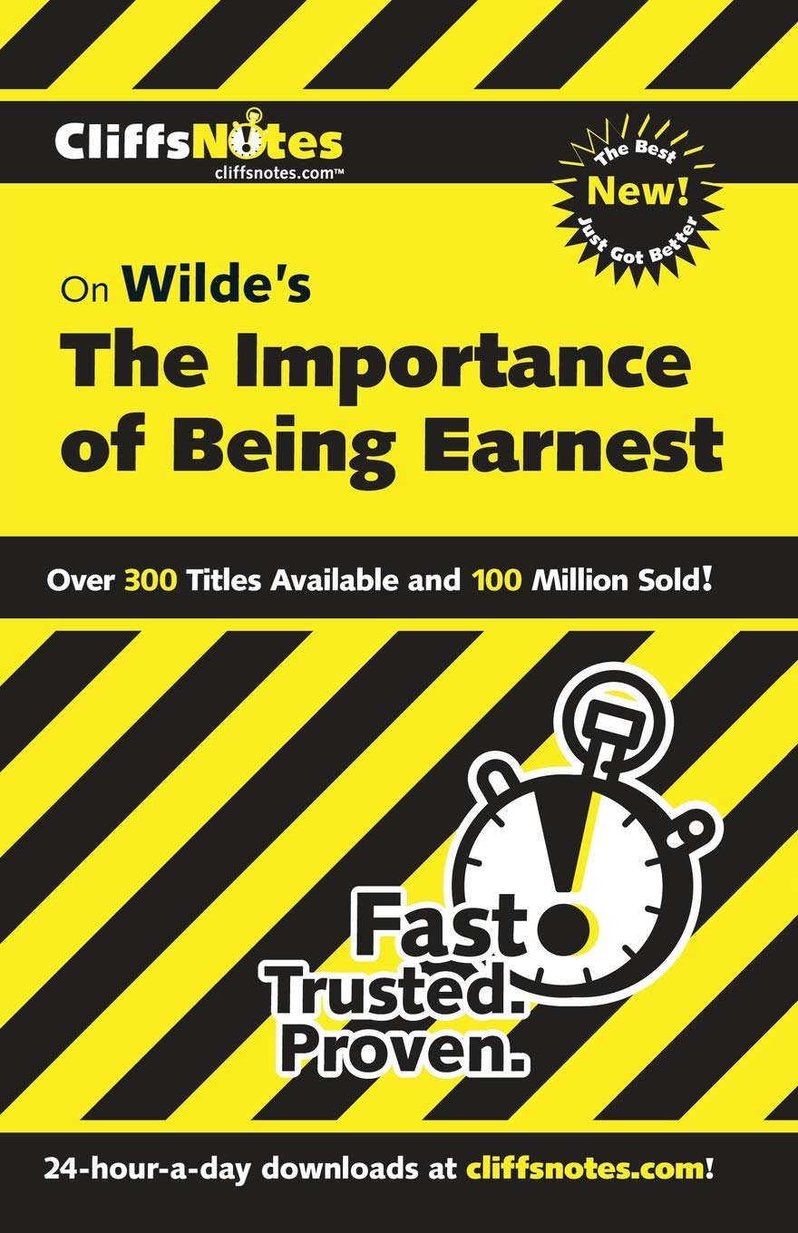 CliffsNotes on Wilde's The Importance of Being... - Van Kirk M.A., Susan