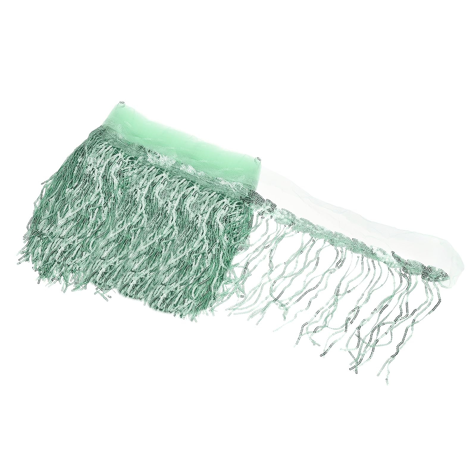 Lentejuelas brillantes tela de encaje de 10 yardas para costura de moda