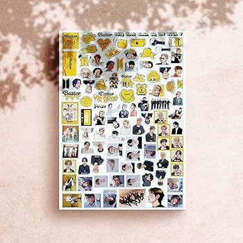 Amazon.co.jp: BTS 防弾少年団 Butter KPOP 韓流 ステッカー