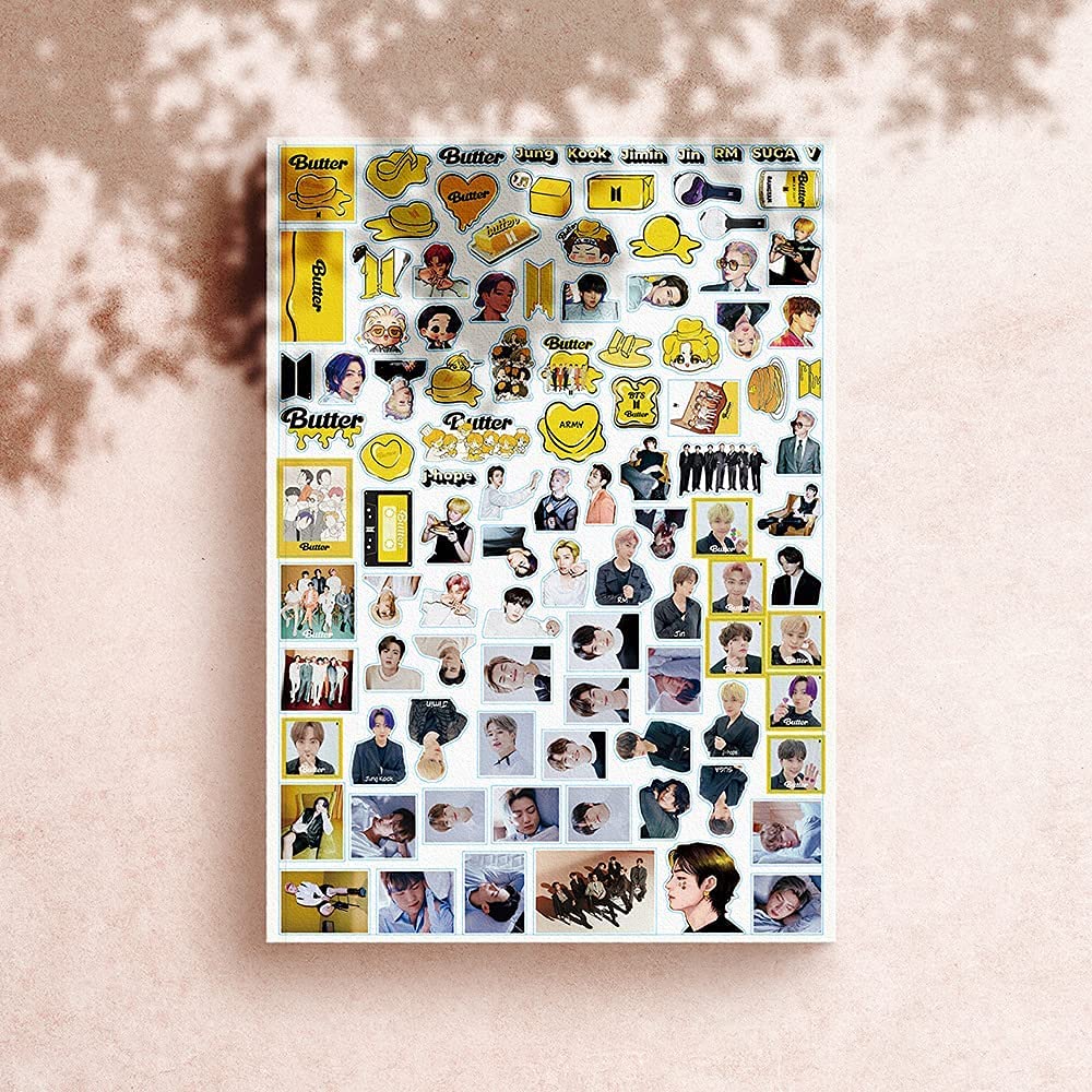 Amazon.co.jp: BTS 防弾少年団 Butter KPOP 韓流 ステッカーシール