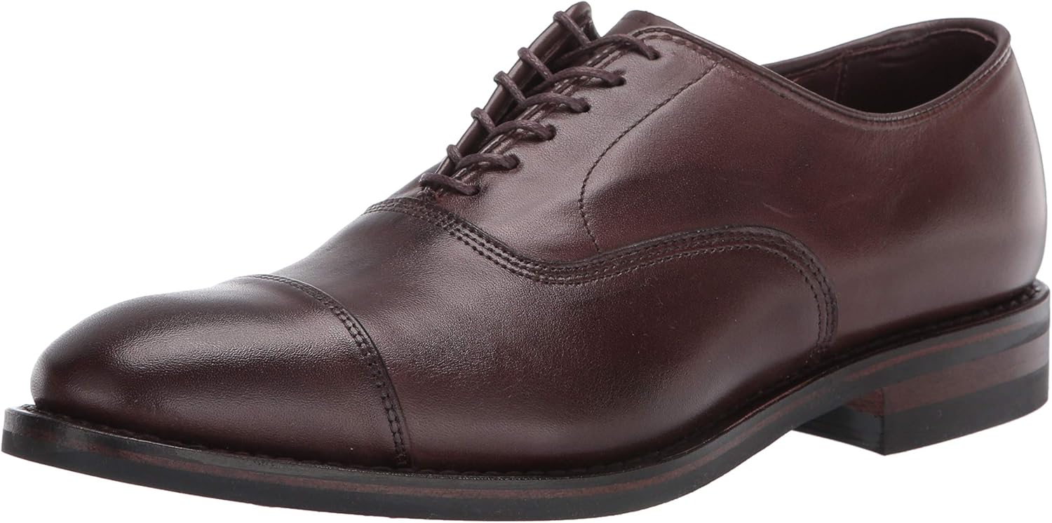 Allen Edmonds Men's Park Avenue Waterproof Cap-Toe Oxford Dress Shoe, Brown, 7 X-Wide