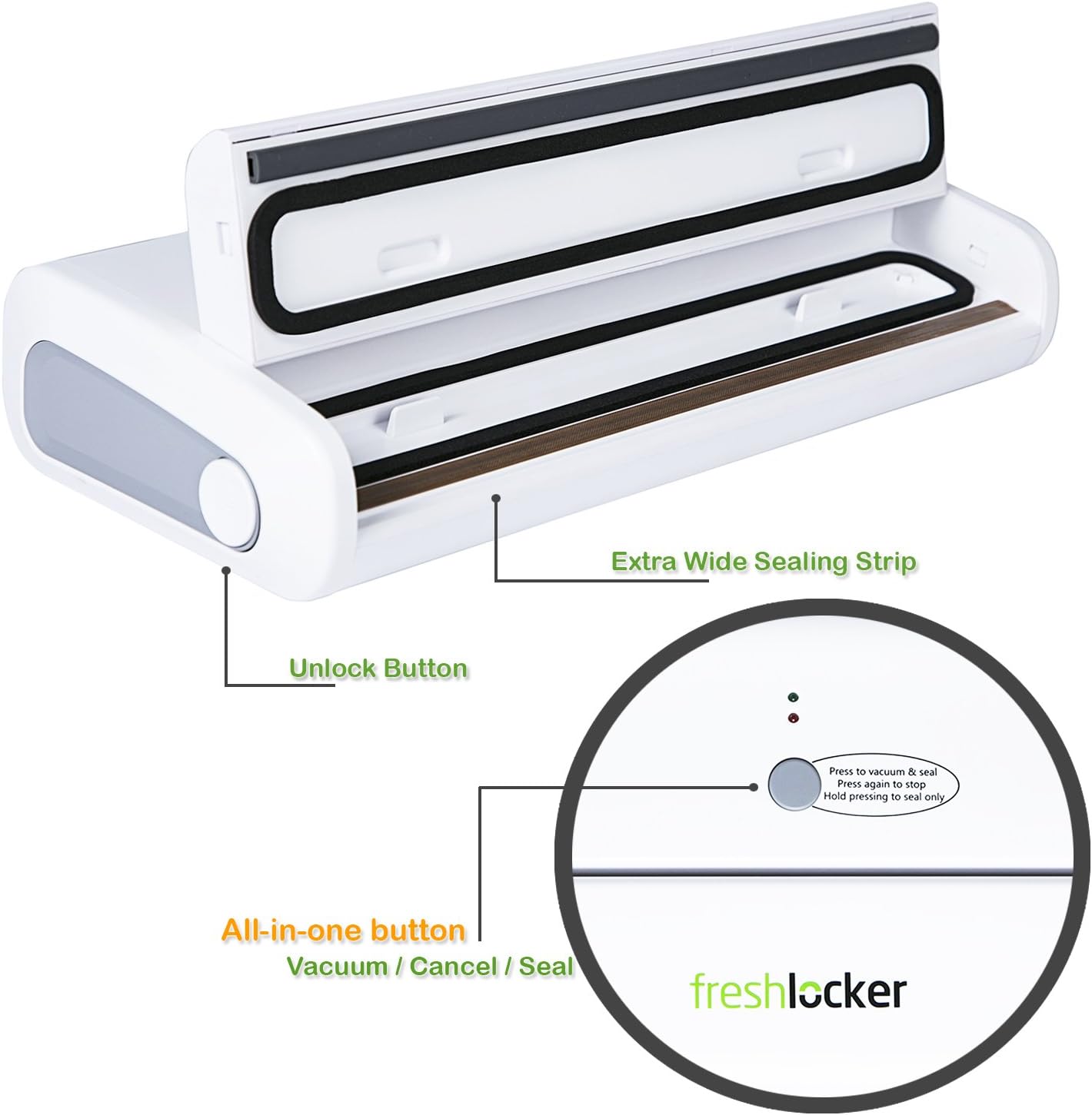freshlock vacuum sealer bolsas