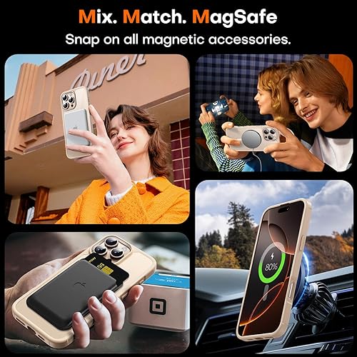 Miniatura 392 de TAURI Funda 3 en 1 para iPhone 13 Pro, [no amarilla] con 2 protectores de pantalla, funda delgada a prueba de golpes para iPhone 13 Pro, color negro