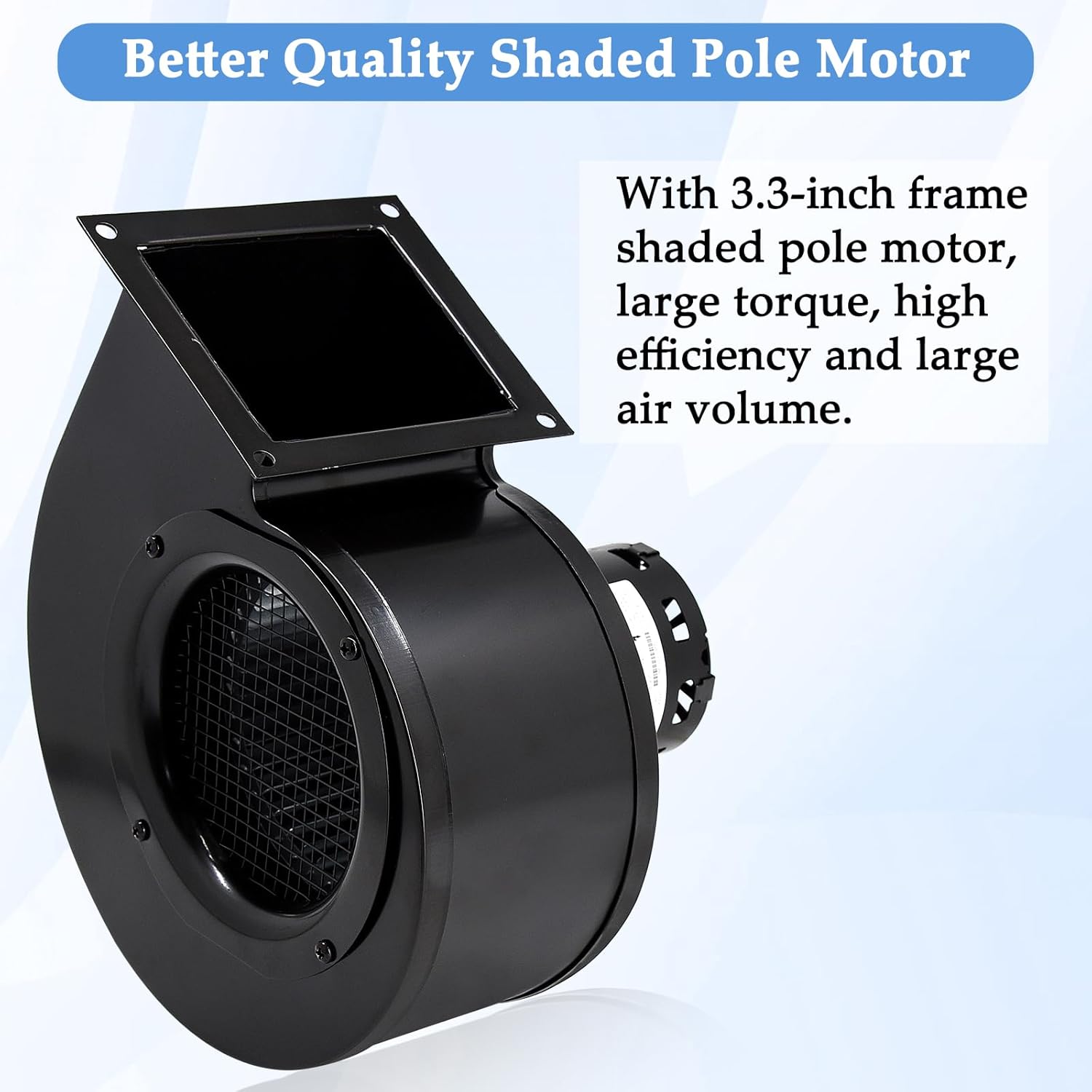 PU-4C447 Convection Blower Fan Replacement for Englander 25-PDV, 55-SHP22, 55-TRP22 Pellet Stove, 2002-Present
