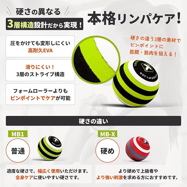 【日本正規品】 トリガーポイント(TRIGGERPOINT) マッサージボール MBシリーズ マッサージ ストレッチボール - 3