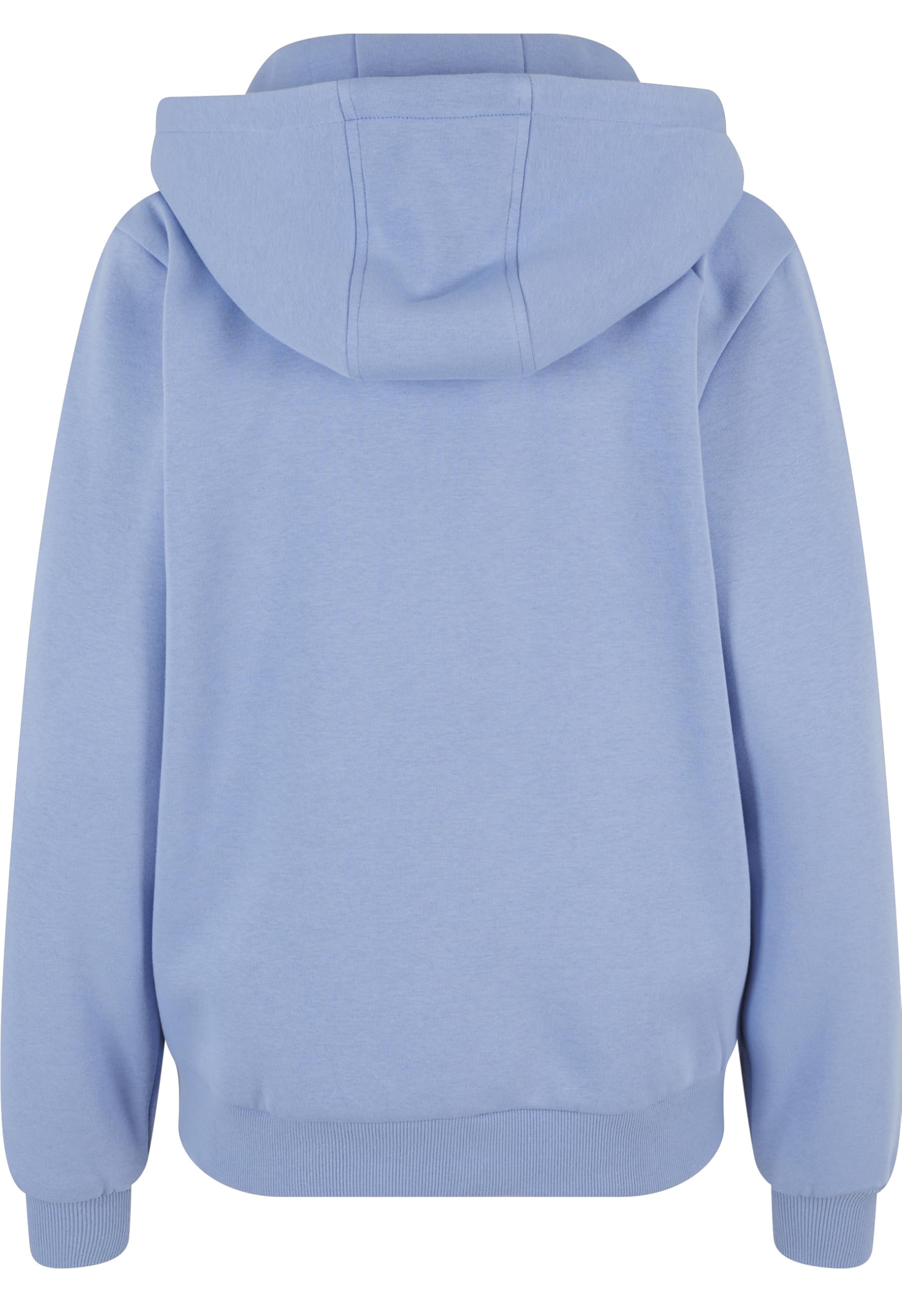 Urban Classics Damska bluza z kapturem, puszysta bluza z kapturem, z zamkiem b?yskawicznym, lu?ny krój, Powderblue, M