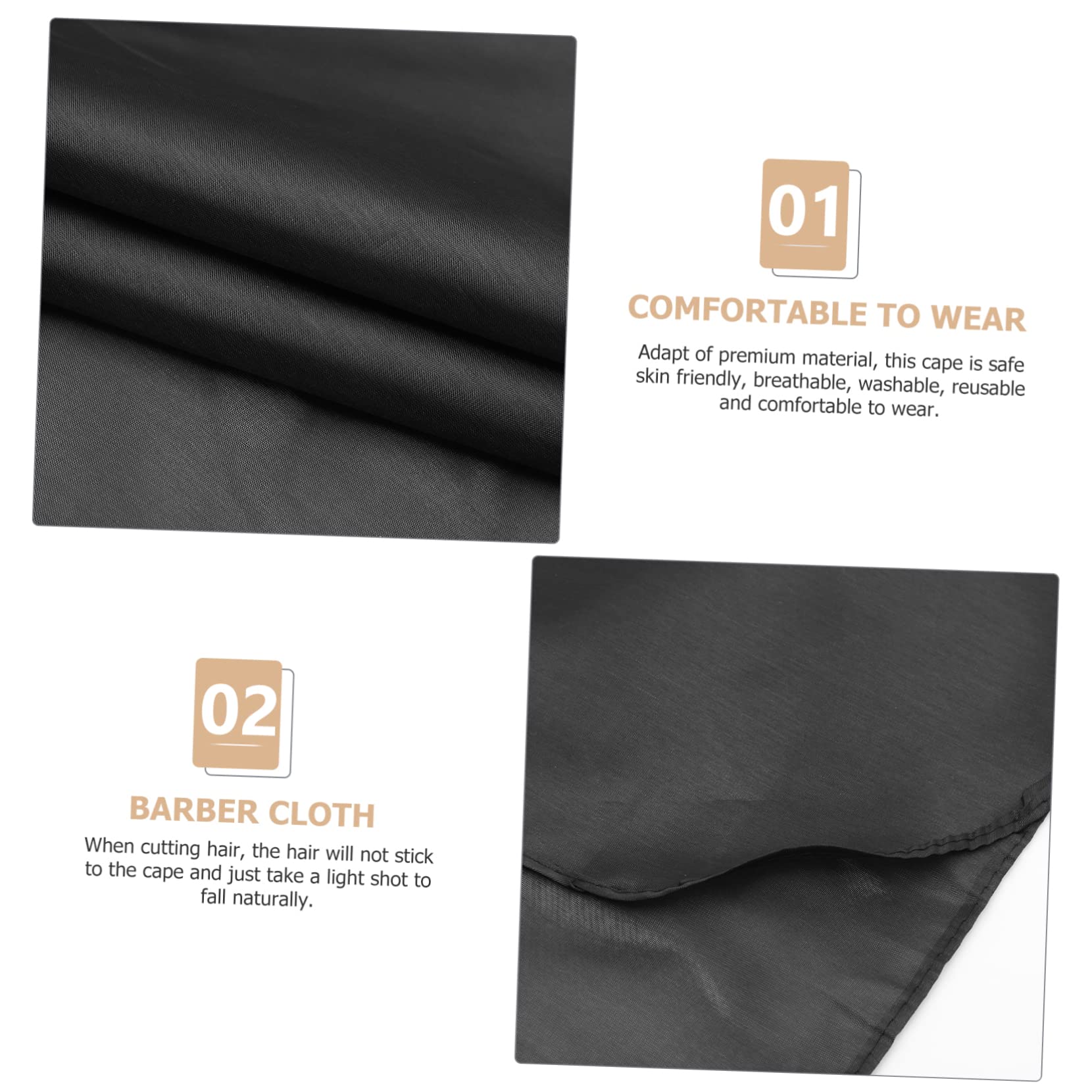 FRCOLOR 5 sets peluquería paño cepillo peluquería capa de peluquería para hombres mini plumero ropa de trabajo para hombres peluquería corte chaqueta