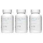 Alerna Kidney Health Uric Acid Support Supplement - Tart Cherry, Celery Seed, Turmeric, Quercetin - 60 Vegetarian Tablets (Pack of 3)