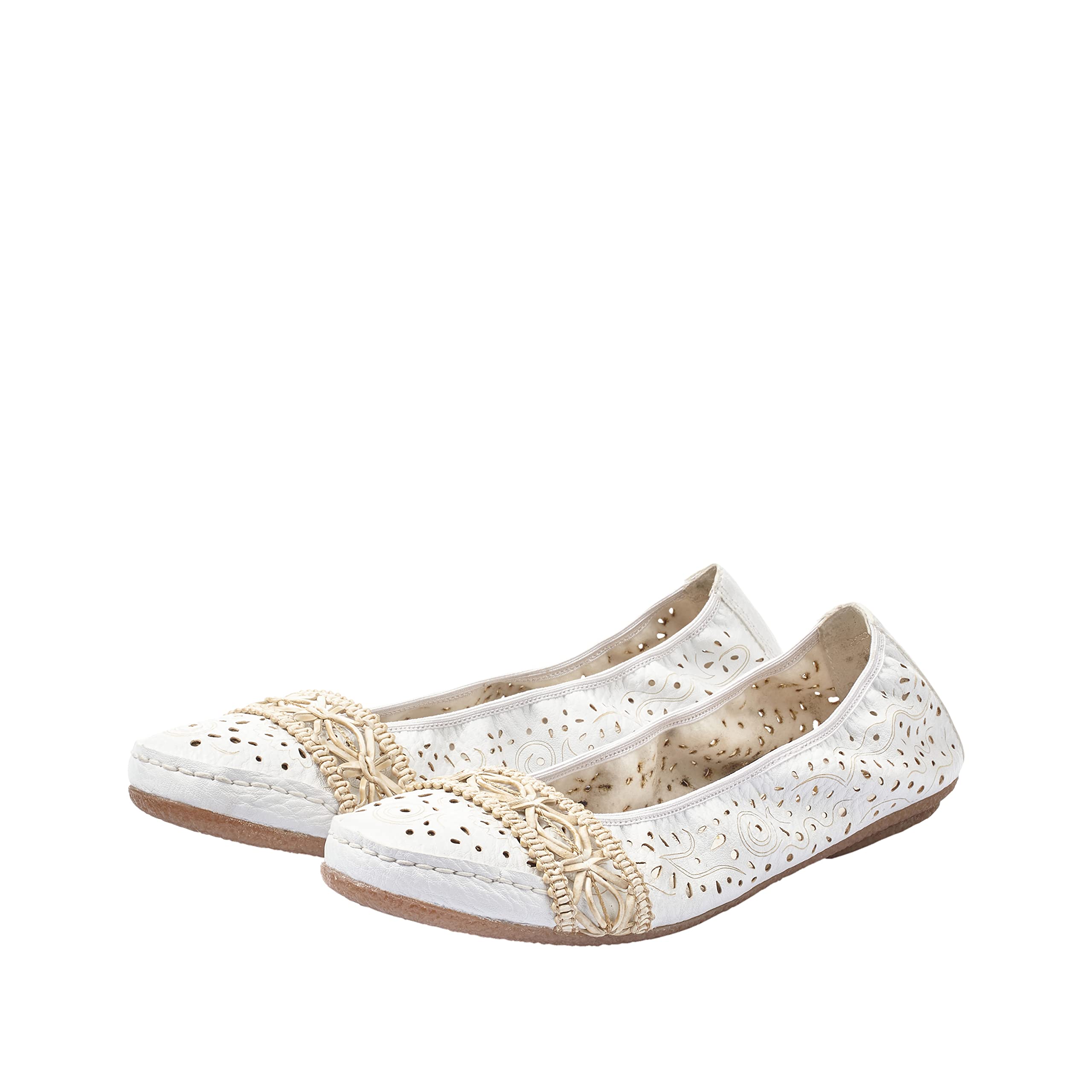 Rieker Damen Klassische Ballerinas 41466 Frauen Flats