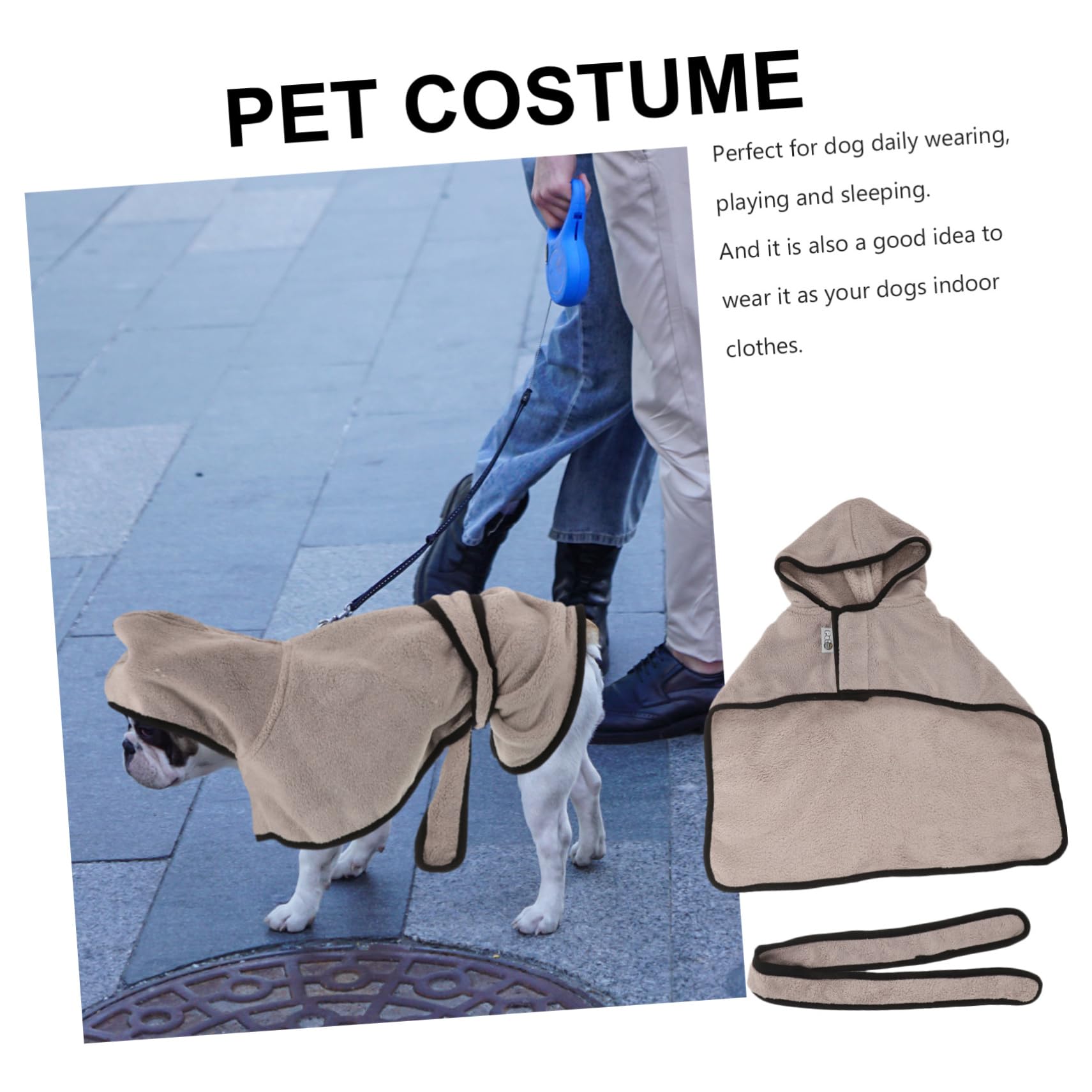BESPORTBLE 3 Sätze Saugfähiger Bademantel für Haustiere Trockenes Badetuch für Haustiere Haustierkleidung für das Bad Dog Costume hundekostüme für Hunde Welpenrobe Haustier Bademantel