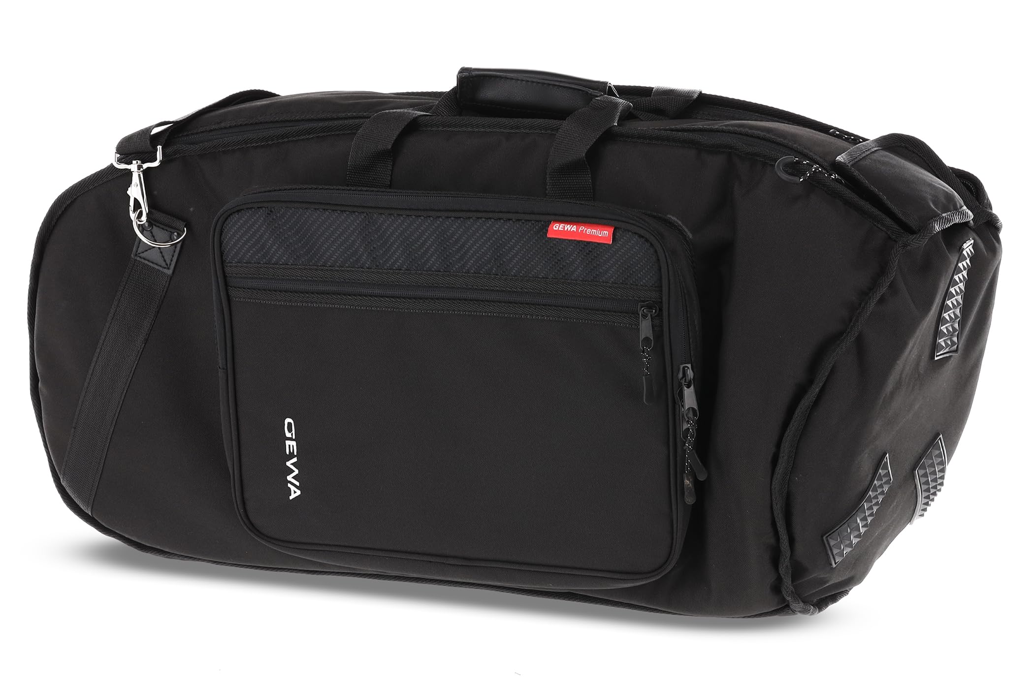 GEWA sac de transport Premium pour euphonium - Cordura 600 Denier - Résistant à la déchirure et à l'eau - Rembourrage de 30 mm - Renfort en contreplaqué pour pavillon - Noir