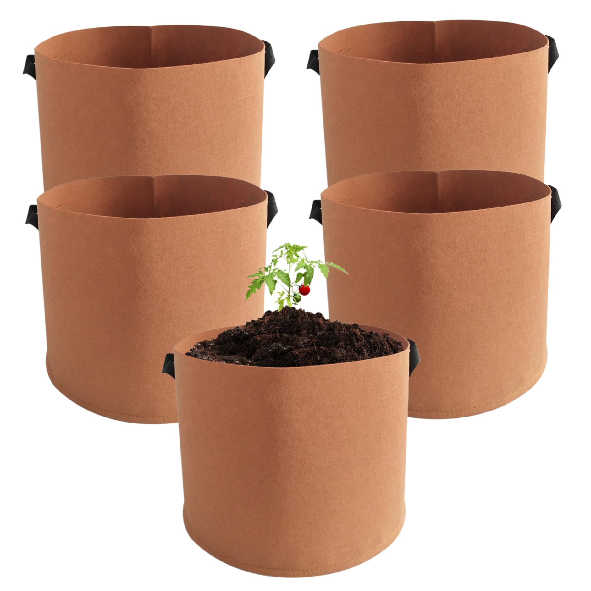 Sacs de plantation de 15 gallons pour créer un potager urbain productif sur votre balcon