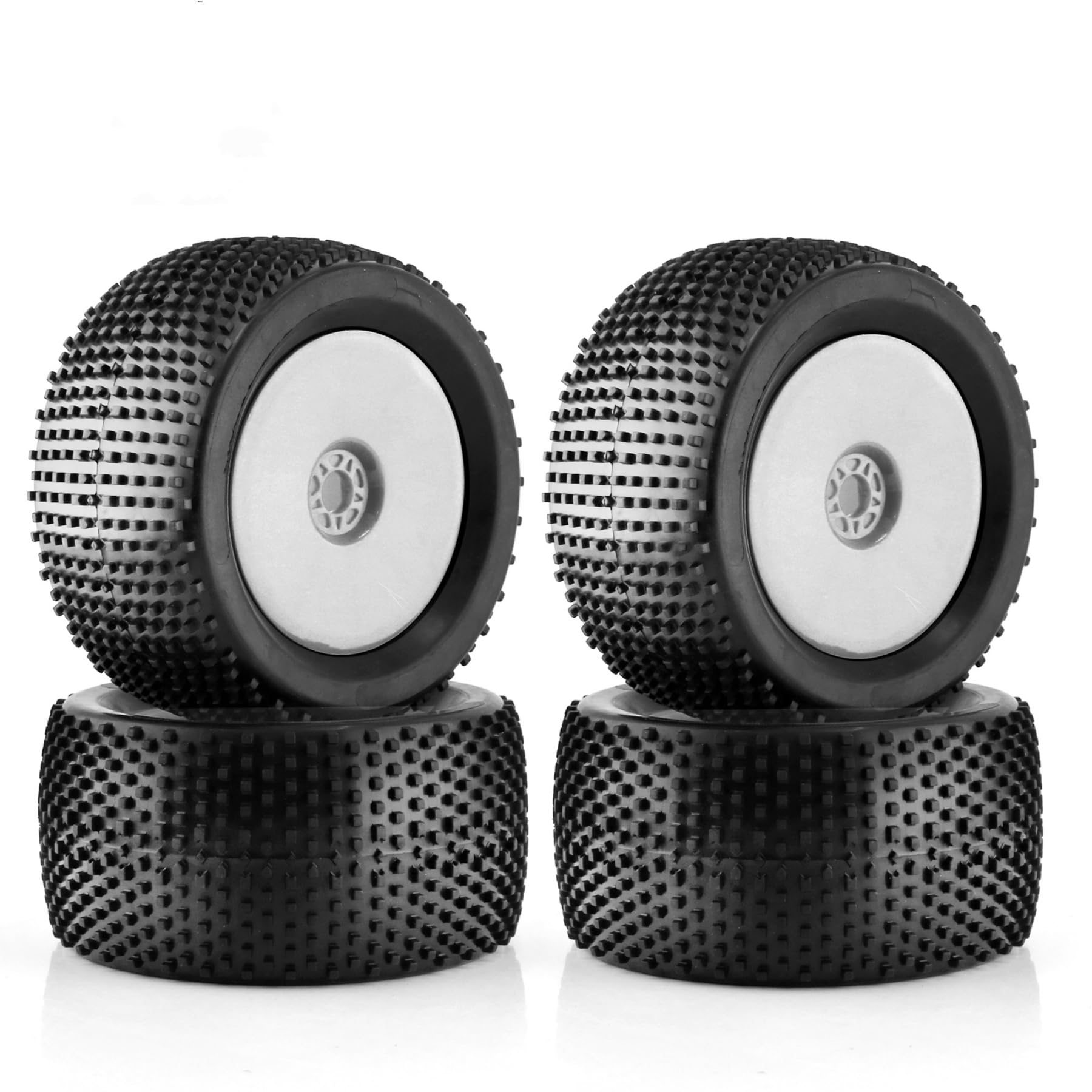 Dantenron 1/8 RC Off Road Racing Truck Tires OD 5.51" and Wheels Rims 17mm Hex for 1:8 Buggy Truck Car Traxxas Arrma Kraton Typhon 6S 3S Talion 6S